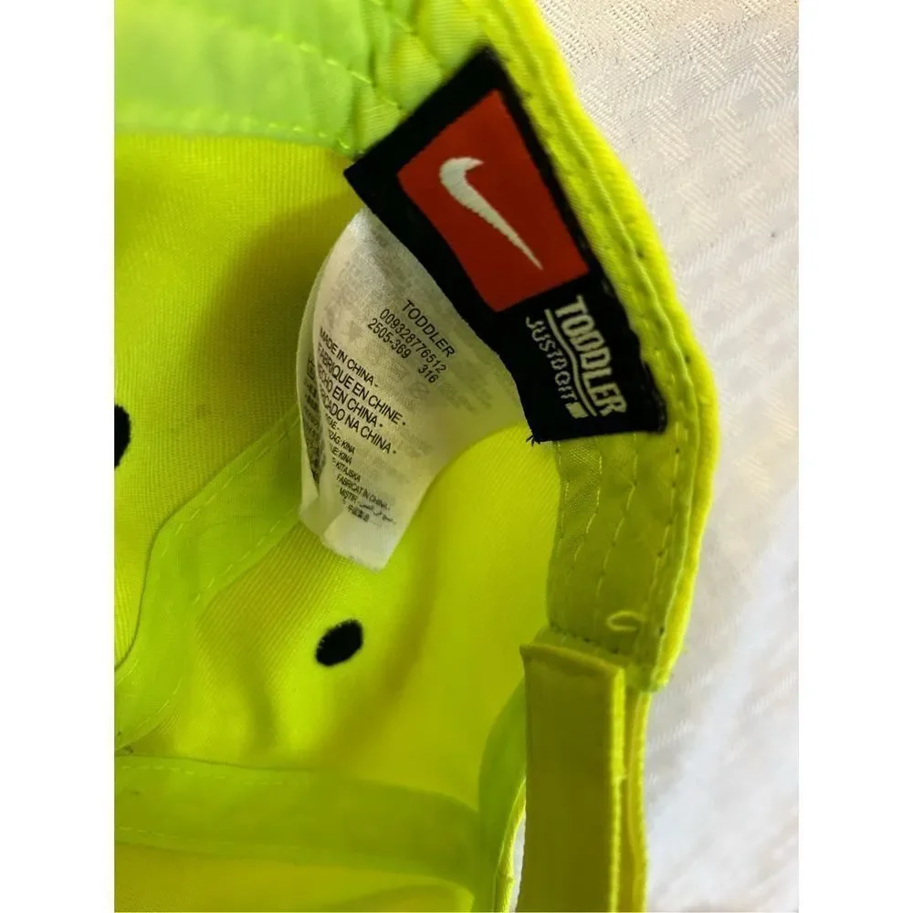 Nike Toddlers baseball cap hat neon "Just do it" swoosh‎ - Picture 3 of 4